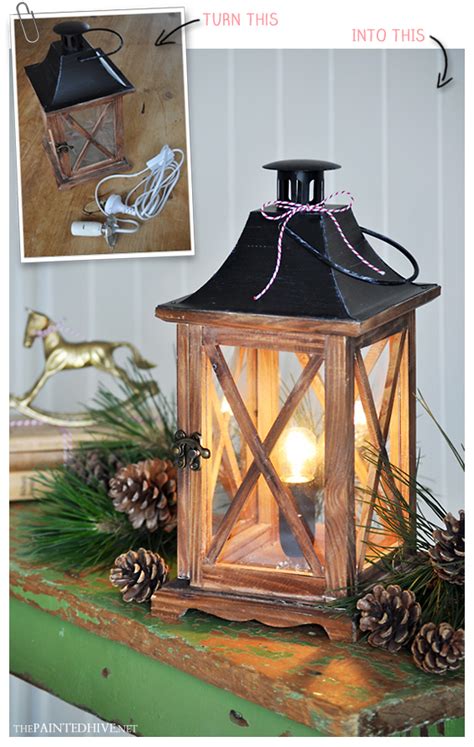 Easy DIY Lantern Lamp | The Painted Hive