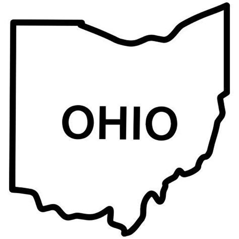 Ohio State Outline - ClipArt Best