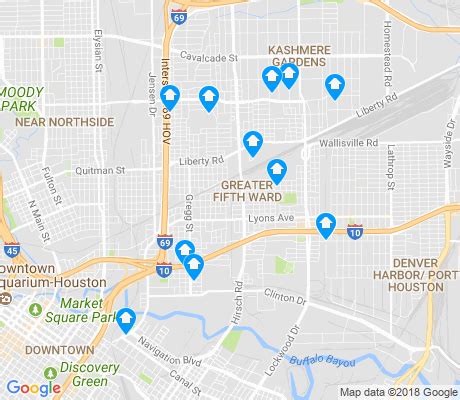 Greater Fifth Ward Houston Apartments for Rent and Rentals - Walk Score