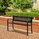 Outdoor Bench Patio Chair Metal Garden Furniture - Bed Bath & Beyond ...