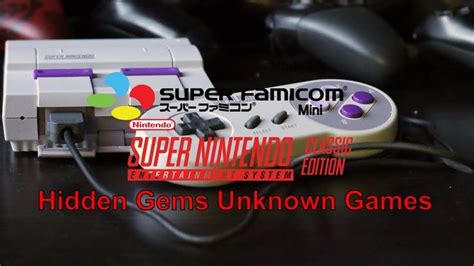 Unknown Hidden Gems Games found on the SNES Classic #hiddengems # ...