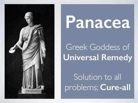 Panacea ! Greek Goddess of