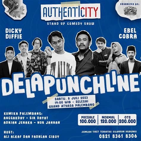 Authenticity Stand Up Comedy Show: Delapunchline – seremonia.id