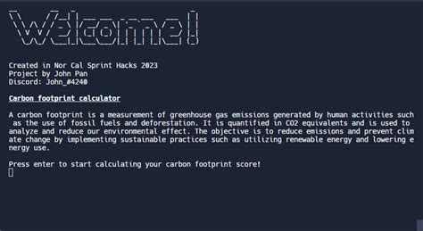 Carbon Footprint Calculator | Devpost