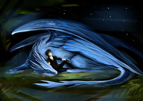 Eragon and Saphira by AndreevaPolina on DeviantArt