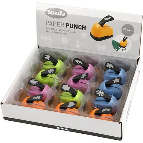 Paper Punches, size 25 mm, 12 pcs - Ritohobby.co.uk