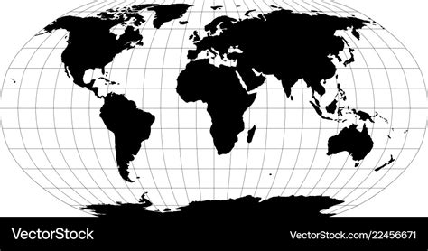 World Robinson Projection Map