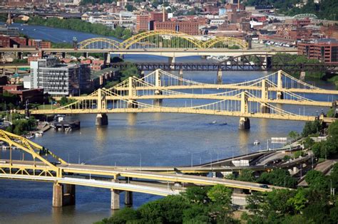 Pittsburgh is nicknamed "The City of Bridges" for good reason. Just in Downtown, there are 10 ...