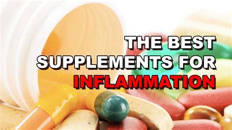 The 4 Best Supplements for Inflammation