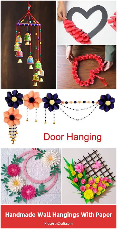 Handmade Wall Hangings with Paper - Kids Art & Craft