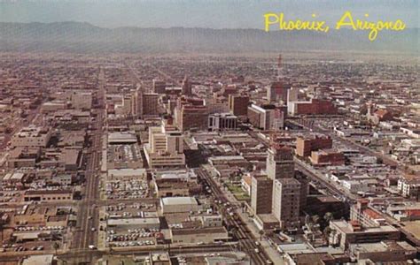 Arizona Phoenix Aerial View | United States - Arizona - Phoenix, Postcard / HipPostcard