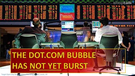 The dot com bubble has yet to burst - YouTube