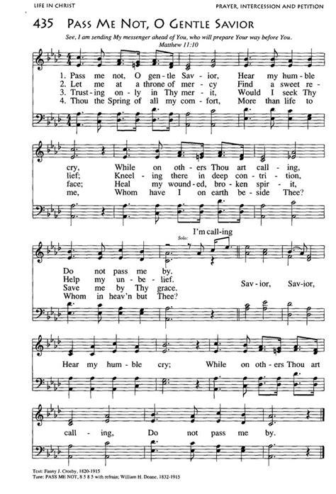 African American Heritage Hymnal 435. Pass me not, O gentle Savior ...