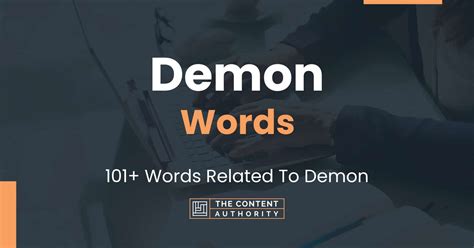 Demon Words - 101+ Words Related To Demon