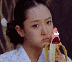 Licking Banana GIF - Licking Banana Shocked - Discover & Share GIFs