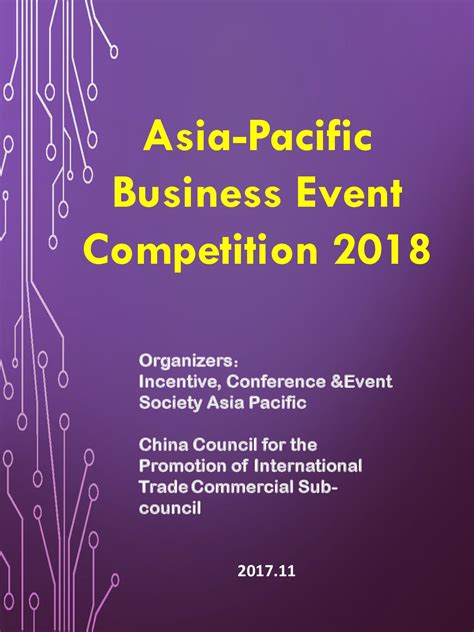 Asia-Pacific Business Event Competition 2018 (Registration Deadline ...