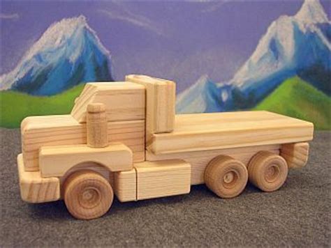 Wooden Toys - Tandem Flatbed Truck