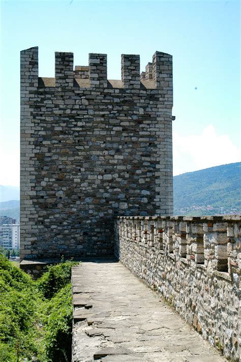 Skopje Fortress (Skopsko Kale) in the center of Skopje, Macedonia