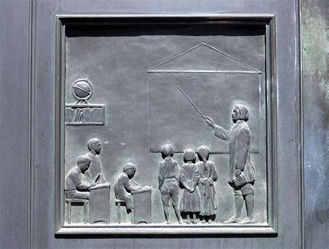 Detail from Gail Sherman Corbett's Bronze Door to City Hall ...