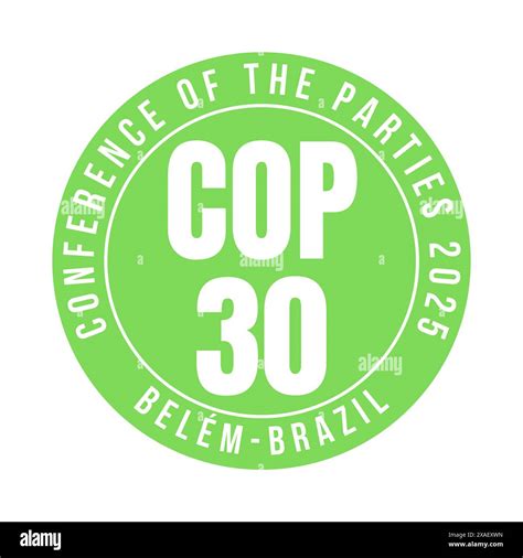 COP 30 in Belem Brazil symbol icon Stock Photo - Alamy