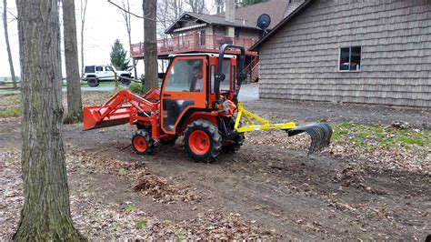 Landscape York Rock Rake 3 Point Soil Gravel Lawn Tow Behind Compact Tractor 6ft | eBay