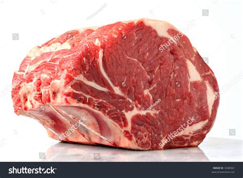 Beautiful Cut Of Prime Rib Beef Roast. Stock Photo 3348361 : Shutterstock