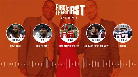 First Things First audio podcast(4.16.18) Cris Carter, Nick Wright, Jenna Wolfe | FIRST THINGS ...