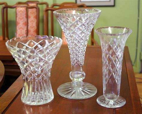 Three vintage cut crystal vases,… - Monthly Auction, Day 2 - Barsby Auctions - Antiques Reporter