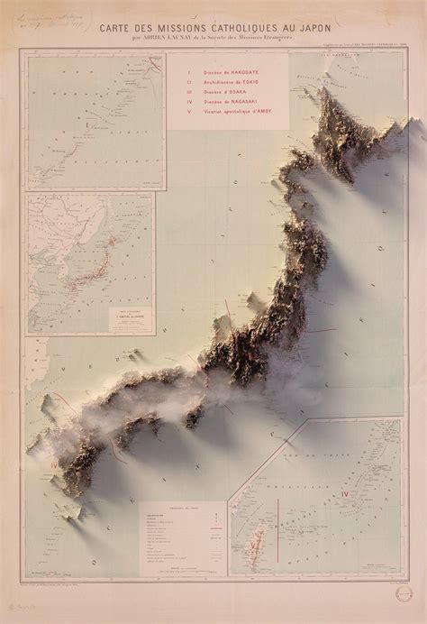 Japan- Topography - 3D Relief Map by 3DmapArt on Etsy | Relief map, Topography, Topographic map