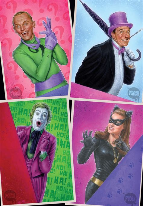 Batman ‘66 Heroes & Villains Limited Edition Print Set – PGosh