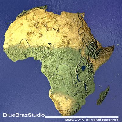 Africa Map 3D | Map Of Africa