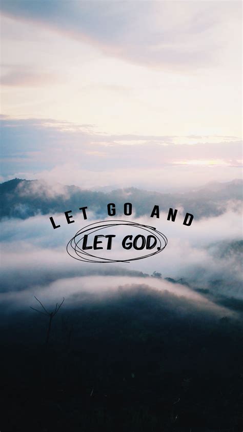 Let go and let God. | Glaube, Sprüche