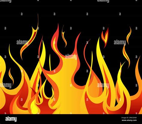 Inferno fire vector background for design use Stock Vector Image & Art - Alamy