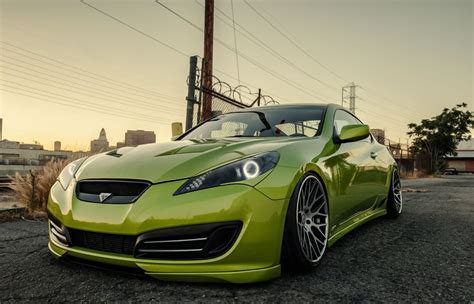 Green Hyundai Genesis | Hyundai genesis, Hyundai genesis coupe, Hyundai