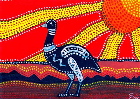 Dreamtime Story of the Emu