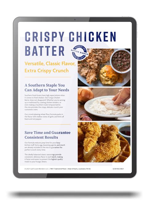 Crispy Chicken Batter - Gulf Coast Blenders