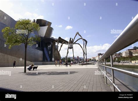 Bilbao, Spain, 13th September, 2018 The Guggenheim Museum, an artistic ...