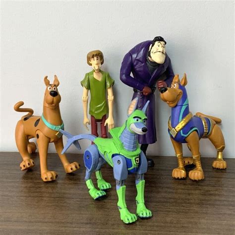 Scooby Doo Super Dog Shaggy Blue Falcon Action Figures Scoob 2020 Movie Toy Gift | eBay