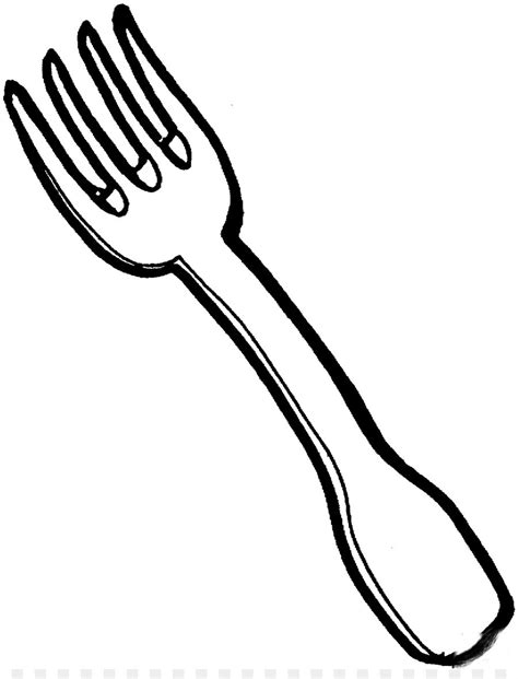 Fork Coloring Page at GetColorings.com | Free printable colorings pages to print and color