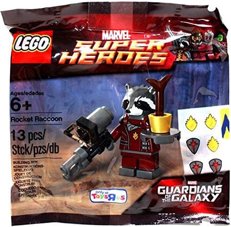 Lego, Guardians of the Galaxy, Exclusive Rocket Raccoon Figure (Bagged) Guardians of the Galaxy ...