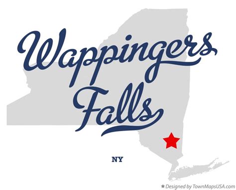 Map of Wappingers Falls, NY, New York