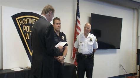 Huntington Police Department promotes two veteran officers