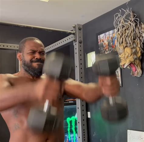 Jon Jones looks jacked in rare training footage ahead of Stipe Miocic ...