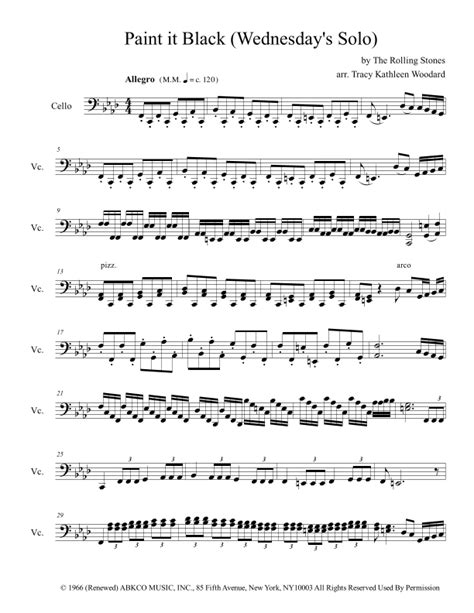 Paint It, Black Dimitrie Carvalho) Sheet Music Rolling, 43% OFF