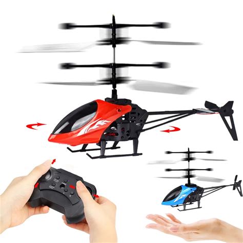 Mini Drone RC HelicopterInfrared Induction Remote Control RC Toy 2CH ...