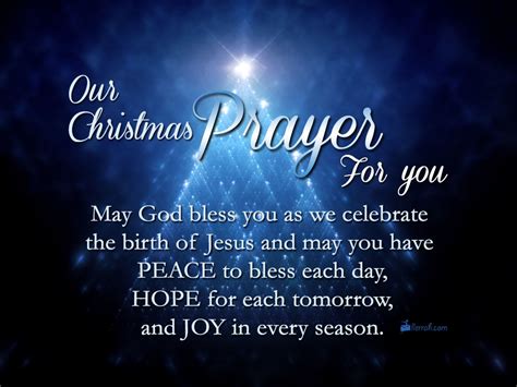 Our Christmas Prayer For You