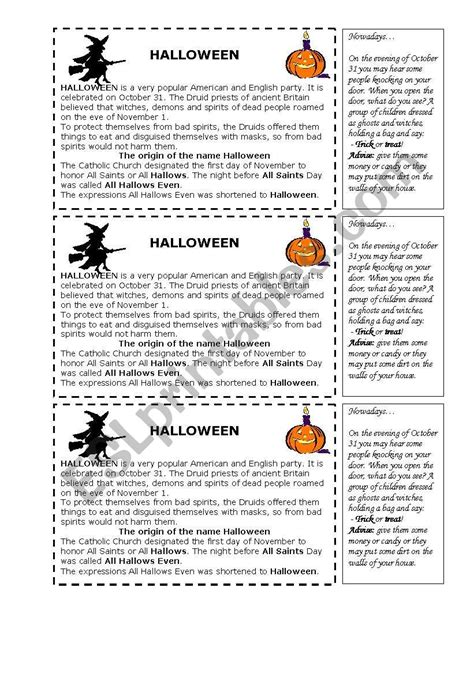 Halloween History - ESL worksheet by Shintia