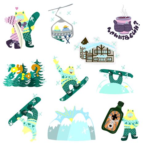 Ski sticker!!! My new stickers on the iOS app store, go to https://itunes.apple.com/us/app ...