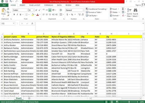 Data Entry Work Sample | Freelancer