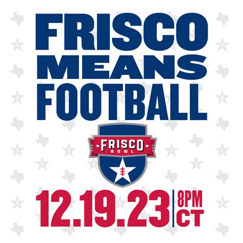 Frisco Bowl on Twitter: "GAME. ON. Save the date for the 2023 Frisco ...